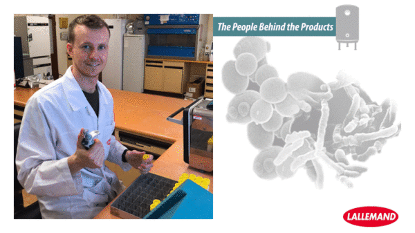 Tom Mullins, Senior Biotechnologist, Lallemand Bacteria Production Plant, Malvern, U.K: "Doing reports for customer analysis really makes you feel like you have a contribution towards customer service"